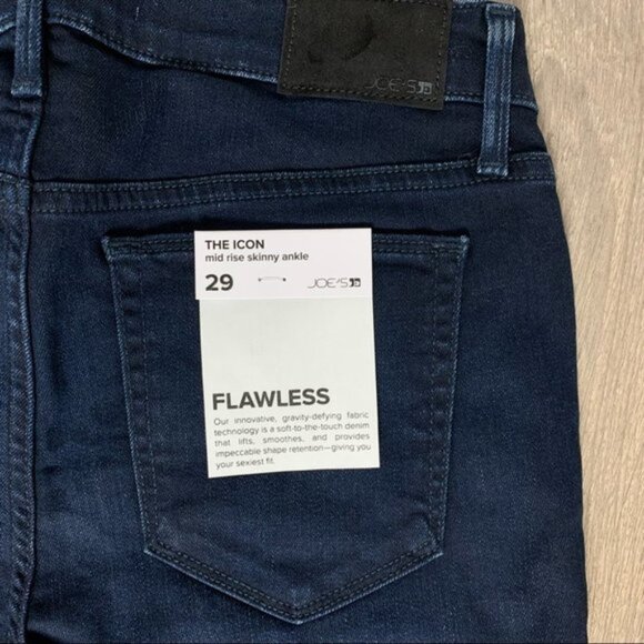 Revolve Joe's Jeans Women's Icon Skinny Ankle Jeans Mid Rise Denim Dark Wash - Picture 12 of 16
